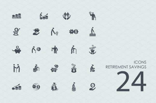 退休储蓄图标 24 Retirement Savings icons