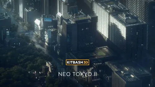 高质量日本未来东京摩天大厦高楼建筑城市街区3D模型素材 Ki