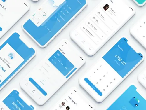 简单钱包应用程序用户界面用户体验工具包Simple Wallet Ap