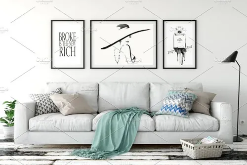 居家装饰画设计展示画框 Interior Frame Mockup Bundle Vol 1