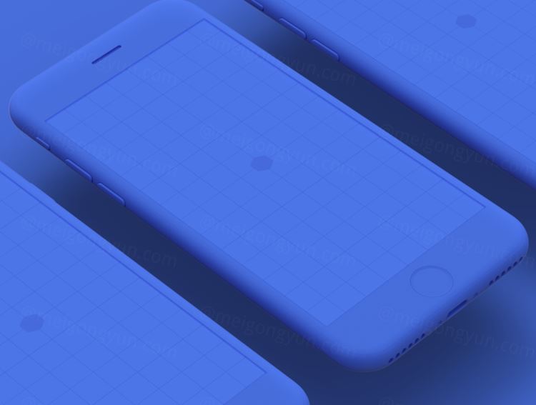 iPhone 8手机贴图PSD模板iPhone 8 Clay Mockups Vol064