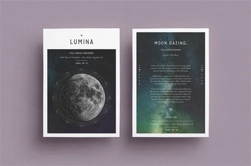 现代简约风格促销传单海报设计模板 LUMINA-Flyer-Template
