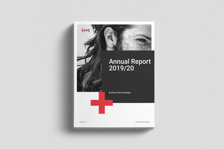 36页专业极简的年度总结报告杂志模板 Annual_Reports