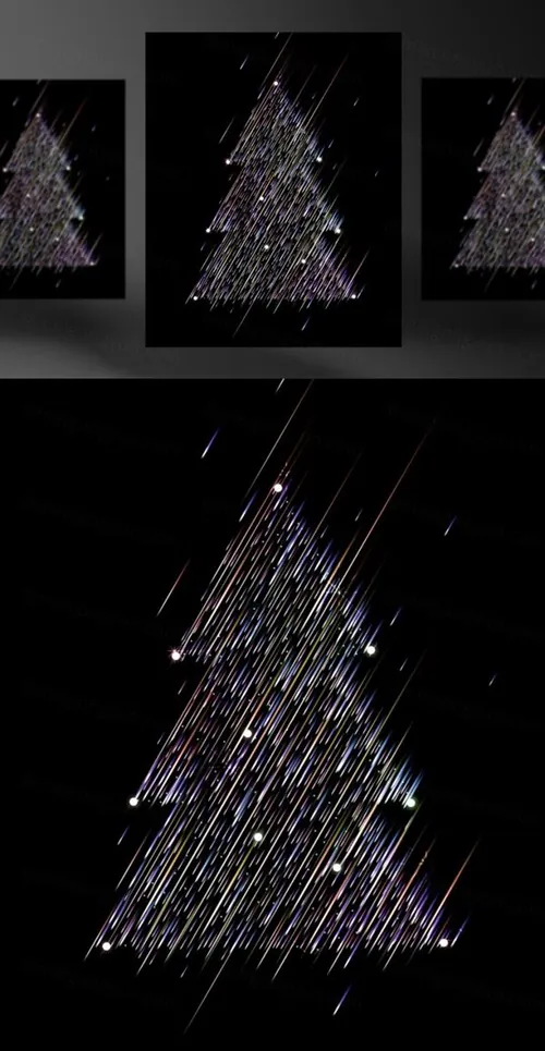 极简主义圣诞节概念促销宣传海报PSD模板