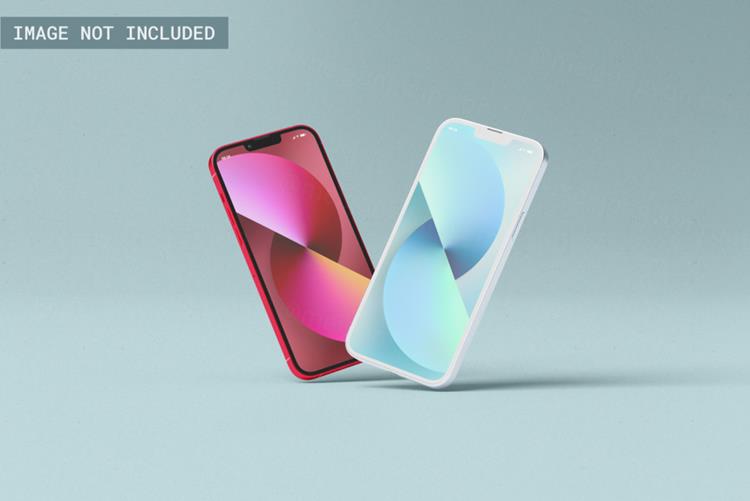 高质量苹果13手机APP程序界面设计UI贴图展示样机模板 i