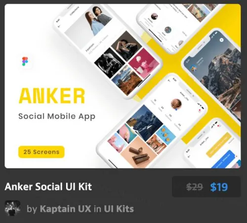 社交用户界面工具包Anker Social UI Kit