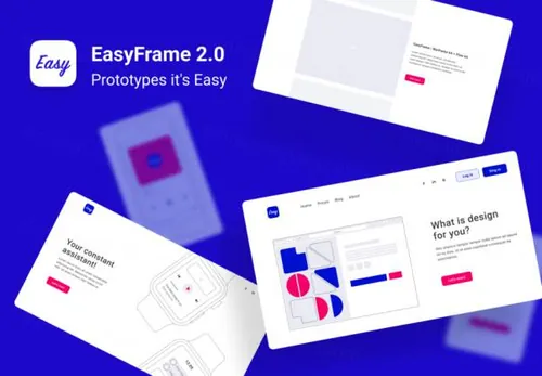 高质量线框原型套件 EasyFrame 2.0 | Wireframe