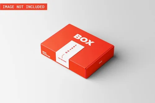 高质量瓦楞纸包装盒设计贴图展示样机PSD模板 Realist