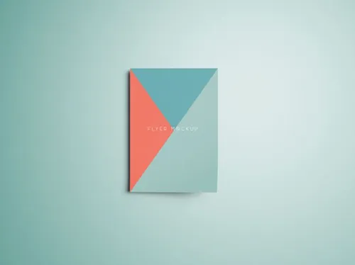 传单模型PSD贴图模板Flyer Mockup