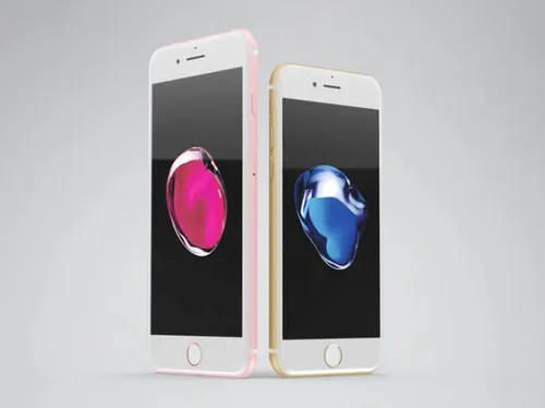 iPhone7和iPhone7plus手机模型PSD贴图模板Free iPhone 7 Mockups Available in All...