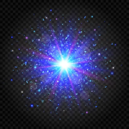 超高清炫光镜头光晕灯光特效设计辅助元素 Lens Flares Transparent Shape