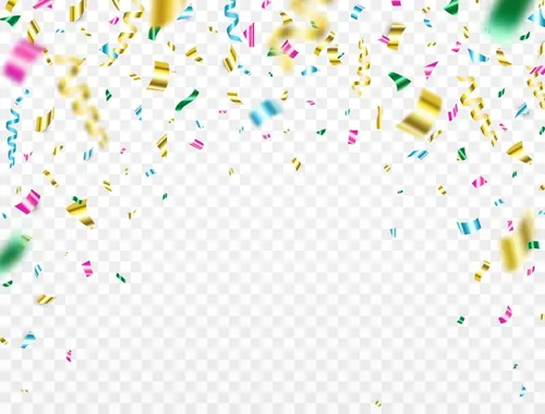 周年庆节日庆祝胜利成功派对彩纸彩带装饰元素ESP矢量设计素材