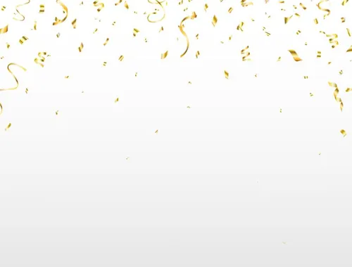 周年庆节日庆祝胜利成功派对金纸装饰元素ESP矢量设计素材