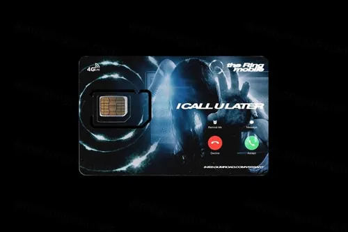 潮流复古仿旧艺术废旧SIM电话卡流量卡包装设计样机模板  Vsssart - SIM Card Mockup
