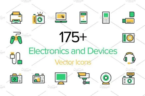 175 电子矢量图标下载 175  Electronics Vector Ico