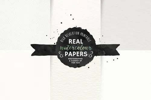 水彩纸张肌理背景纹理素材 Give me some Pape