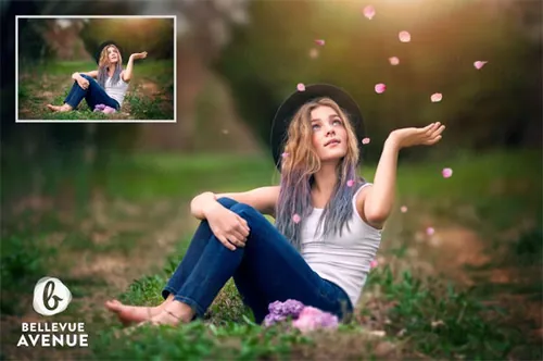 一组高分辨率花瓣素材打包下载Flower Petal Overlays (Real)