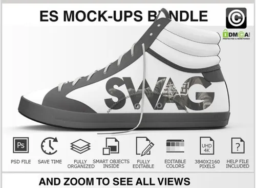 运动鞋贴图模型Sneakers Shoes Mockups Bundle
