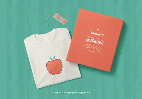 T恤VI贴图样机 T-shirt Mockups