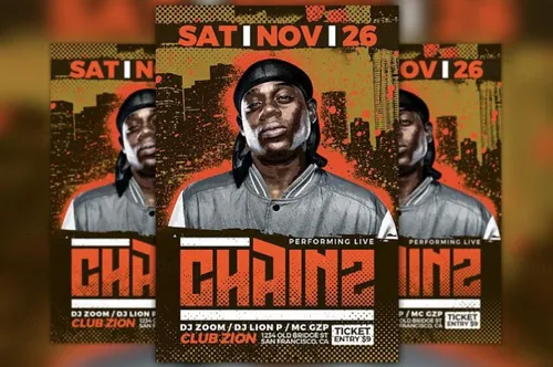 嬉皮士海报设计 Hip Hop Event Flyer Template