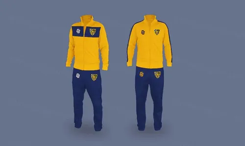 运动员服饰套装设计贴图展示模版 Sports Tracksuit Mockup