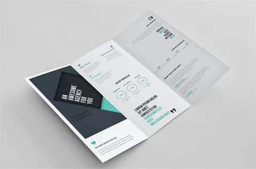 Tri-Fold Brochure PSD Template