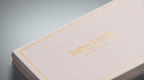 名片模型PSD贴图模板White Business Cards Mockup 样机模版