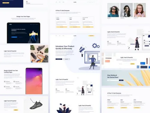 登录页生成器网页Landie - Landing Page Build