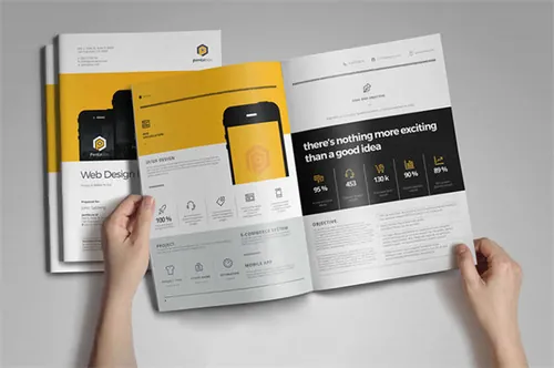 Proposal Template 产品画册PSD ID AI多格式模版