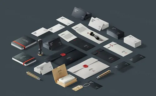 高端高级的VI设计展示模型（Mockup）PSD模板