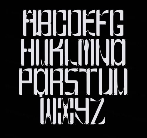 新复古未来派科技赛博朋克工业英文装饰字体 Rembagram - Nacro Types