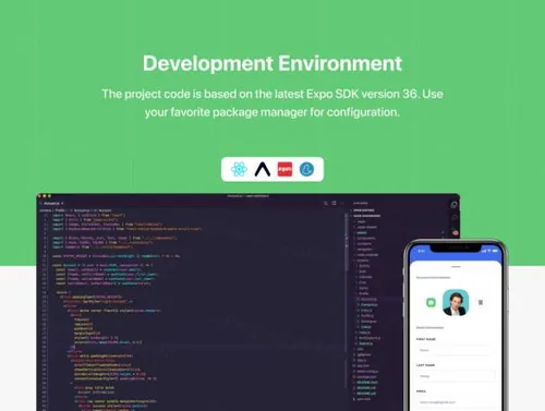SaaS仪表板应用程序设计套件+ React-Native
