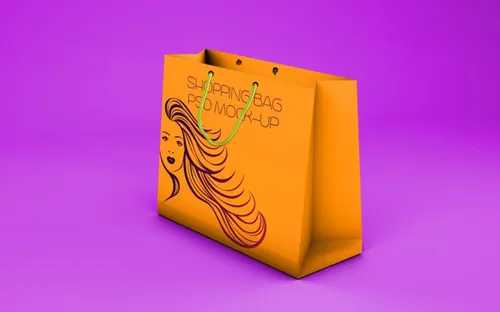 购物袋模型PSD贴图模型Shopping Bag Mockup
