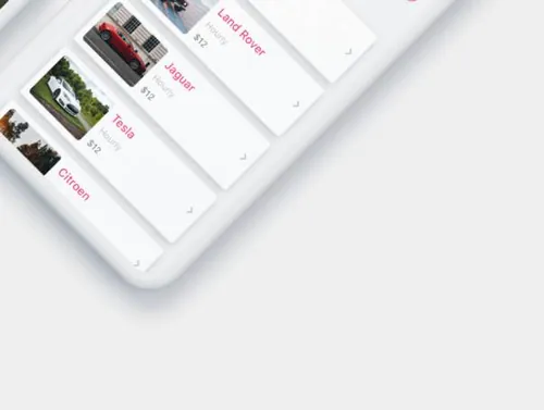 租车应用程序用户界面工具包Marenta Car Rent App U
