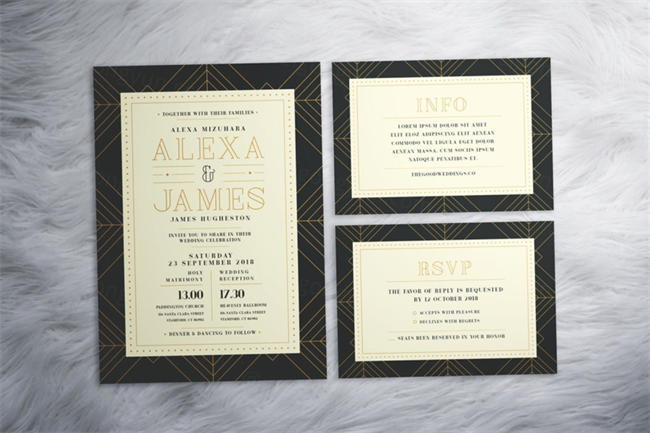 时尚高端优雅大气高品质风格房地产轻奢宣传单