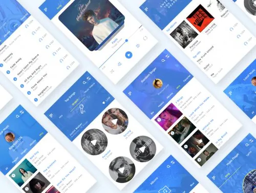 音乐用户界面工具包Muzika - Music UI Kit