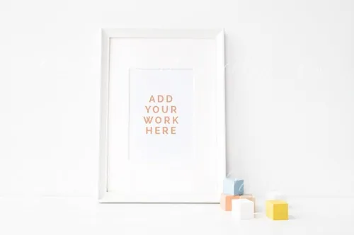 简约时尚相框样机 Styled stock photo Frame mock up