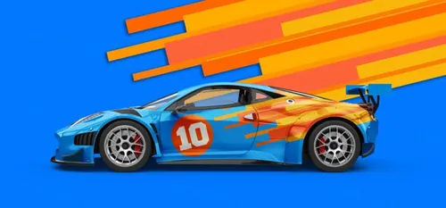 跑车运动品牌车身广告设计提案样机PSD模板 Sport car Mockup