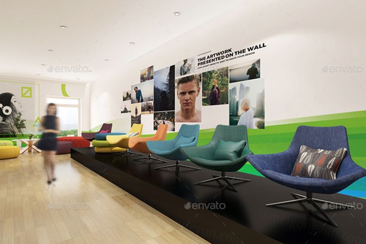 办公室场景模型PSD贴图模板Office Branding Mockups V6 nding Mockups V6