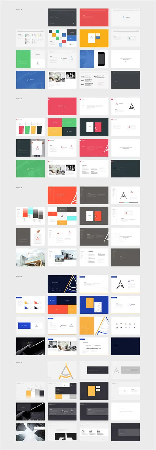 品牌设计手册模版[Ai Sketch]