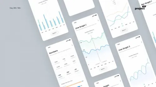 移动图表信息和分析界面设计 Mobile Charts  Analytics U