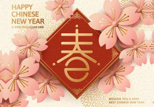 特色新春春节矢量海报