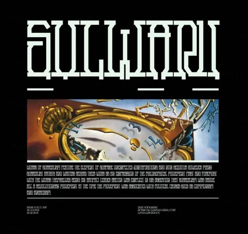 新复古未来派科技赛博朋克工业英文装饰字体 Rembagram - Sulwani