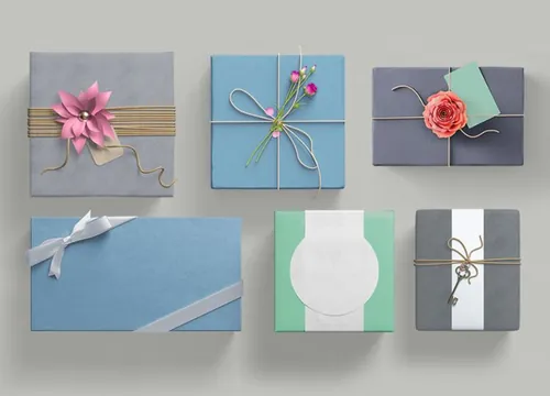 礼盒礼品装饰元素[12]-Boxes