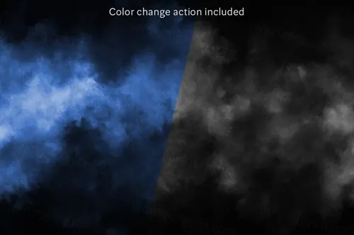 50个高品质的虚幻梦龙烟雾覆盖物滤镜叠加背景纹理素材