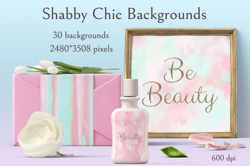 大理石超高清600DPI纹理素材下载 Shabby Chic