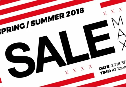 时尚类网页促销折扣矢量海报Sale promotion campaign web banner