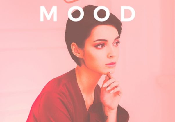 暖色调时尚温馨手机端APP宣传广告图PSD海报模板Blush Emot