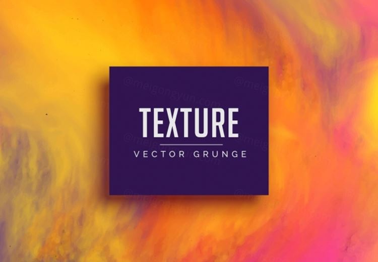 水彩水墨液体矢量背景Watercolor Ink Flow Background Grunge Texture