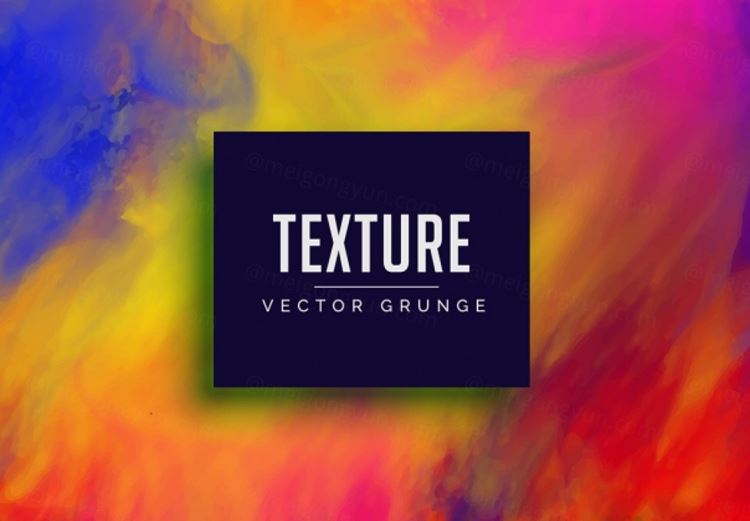 水墨水彩油漆矢量背景Watercolor Ink Flowing Vector Background